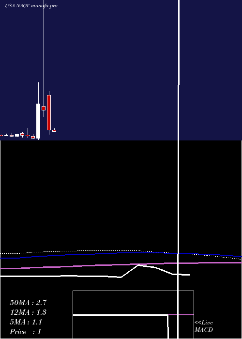 monthly chart NanovibronixInc