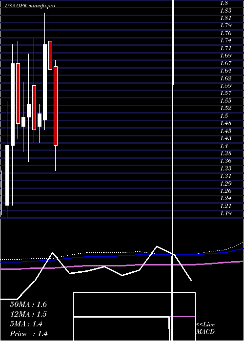  monthly chart OpkoHealth