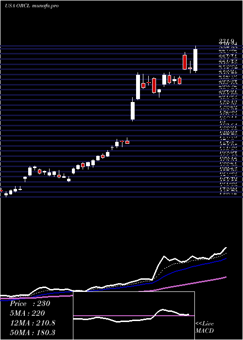  Daily chart OracleCorporation