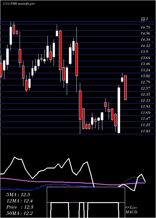  weekly chart PetroleoBrasileiro