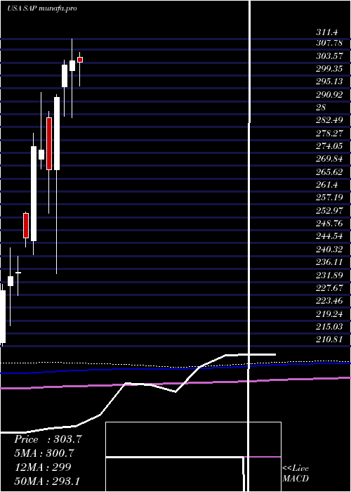 monthly chart SapSe