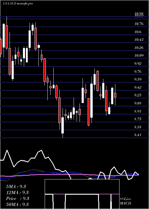 weekly chart SuzanoPapel