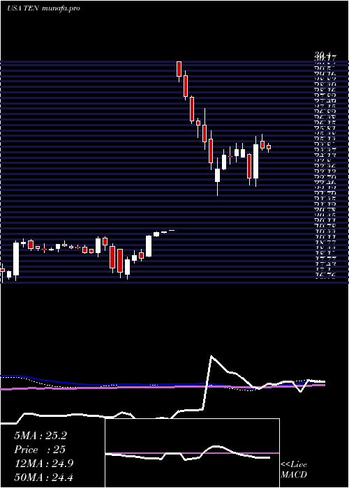  weekly chart TennecoInc