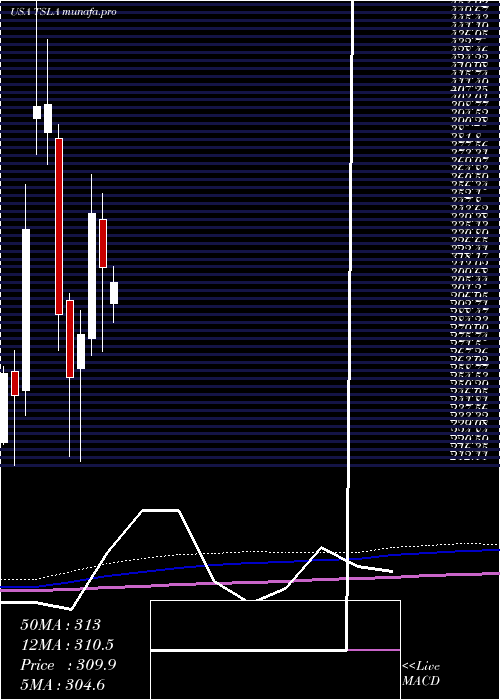  monthly chart TeslaInc