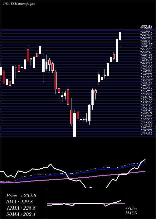  weekly chart TaiwanSemiconductor