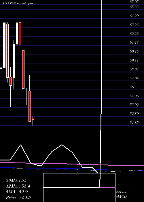  monthly chart TysonFoods