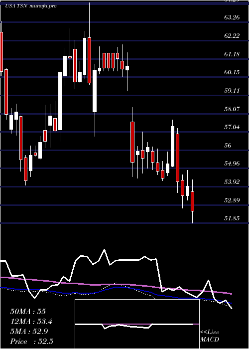  weekly chart TysonFoods