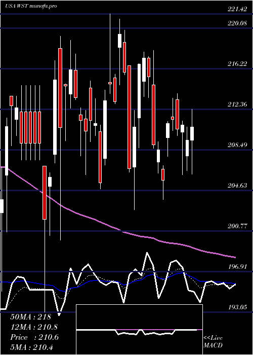Daily chart WestPharmaceutical
