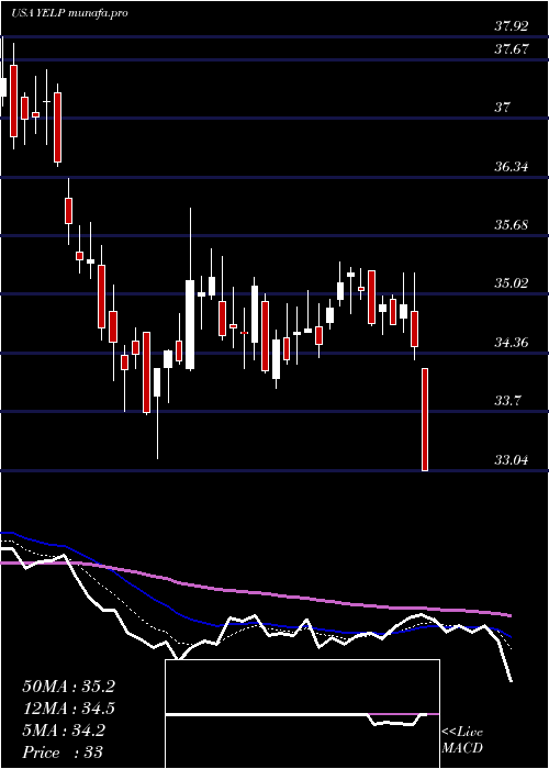  Daily chart YelpInc